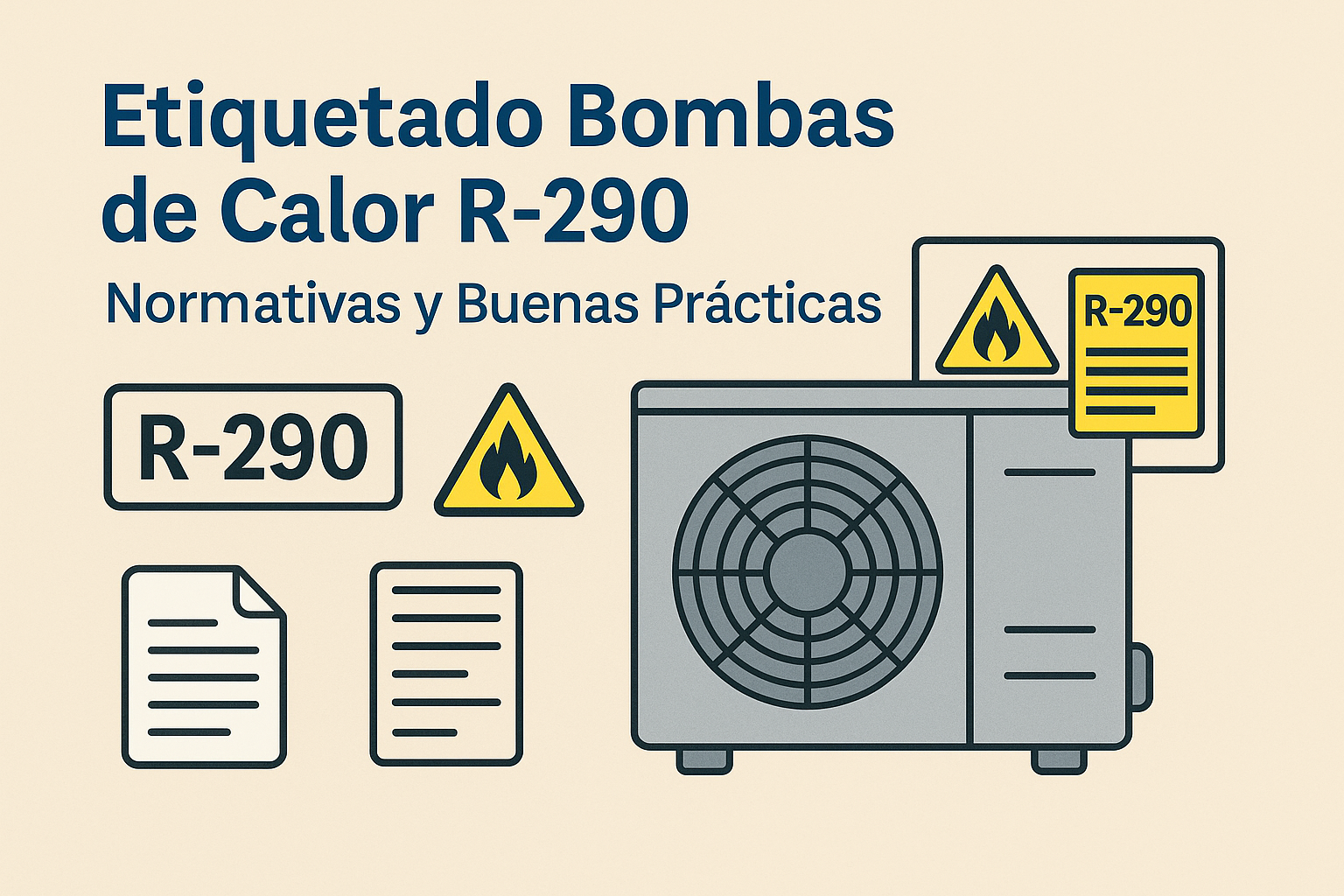 Etiquetado bombas de calor R-290